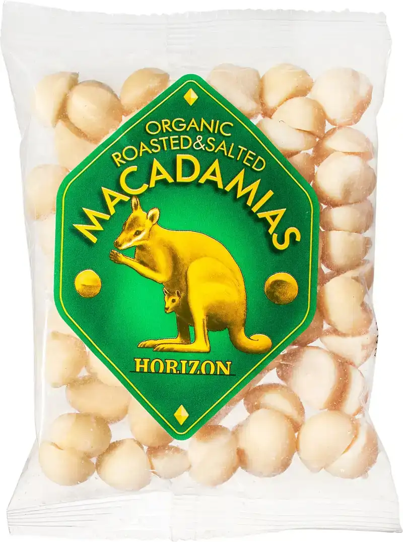 Gezouten macadamianoten
