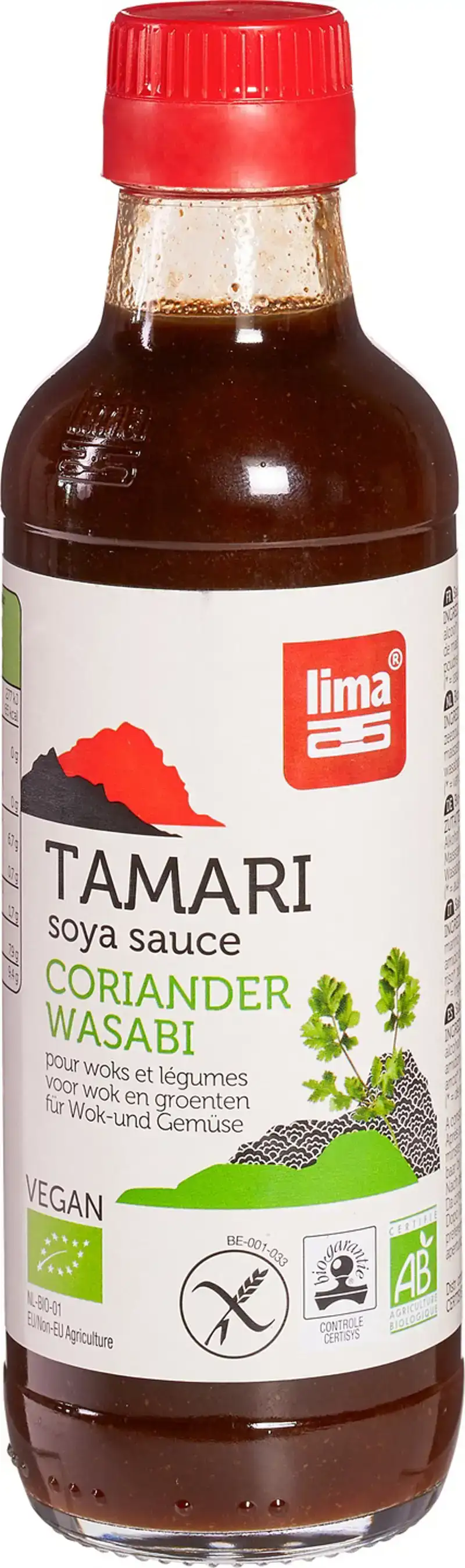 Coriander & wasabi soy sauce