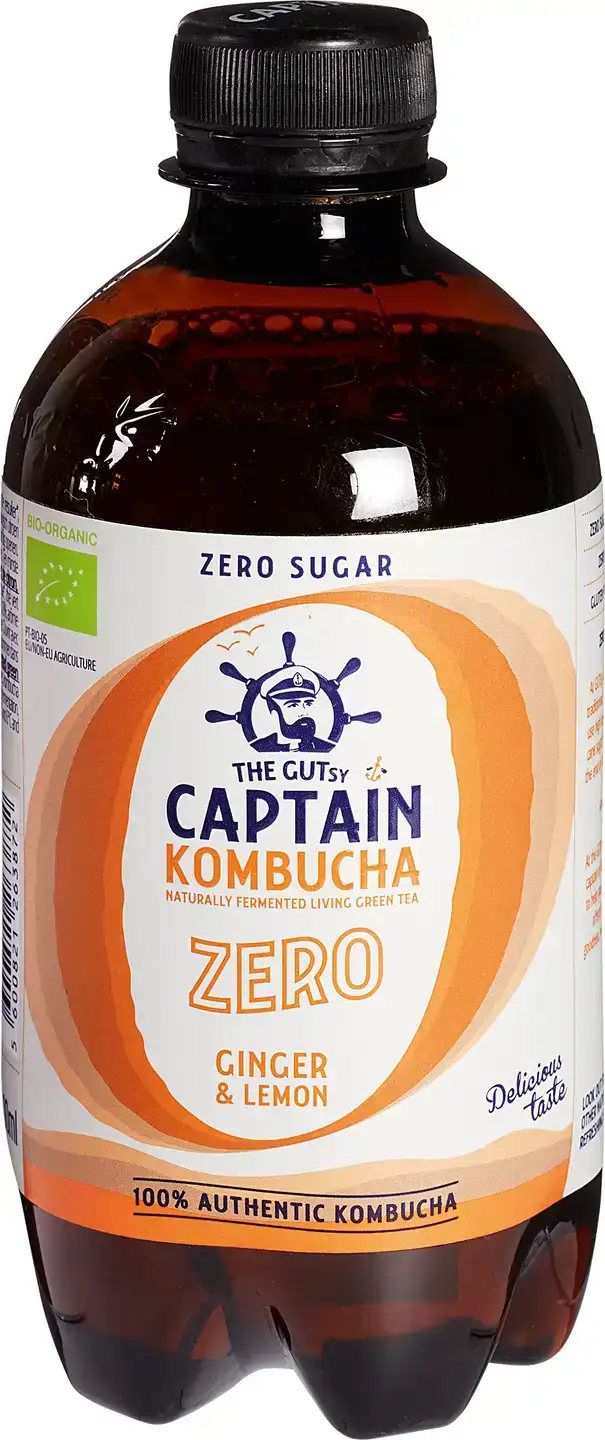 Kombucha zero gember citroen