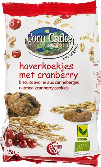 Haverkoekjes met cranberry