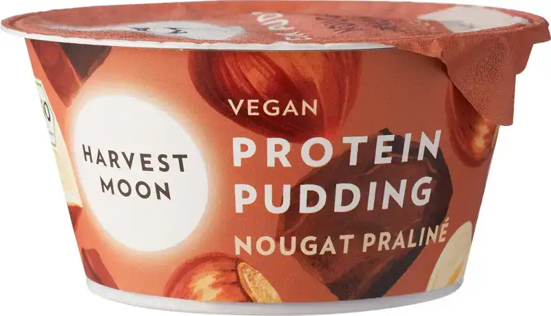 Vegan protein pudding nougat praliné
