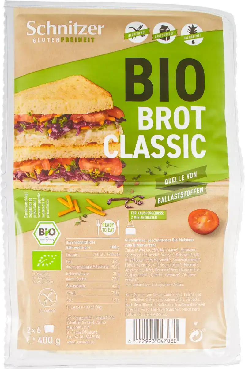 Glutenvrij brood classic