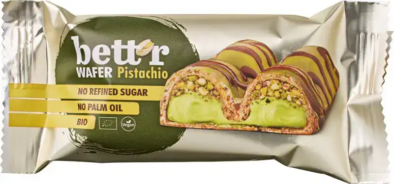 Wafer bar pistachecrème