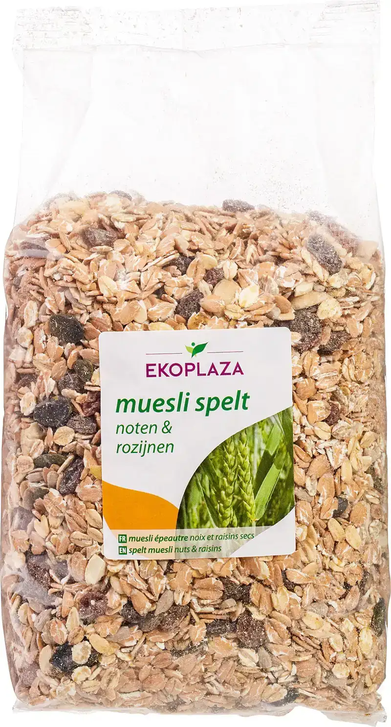 Speltmuesli noten & rozijnen