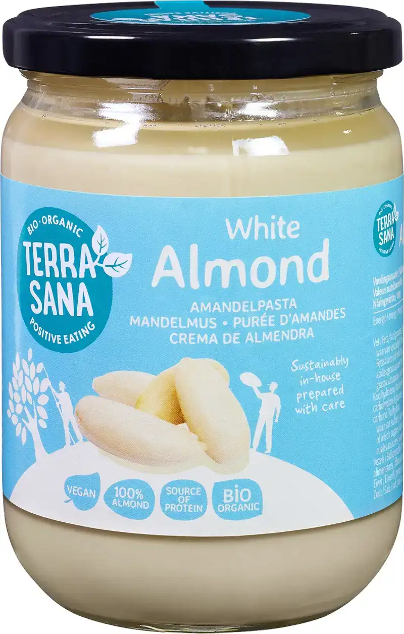 Witte amandelpasta