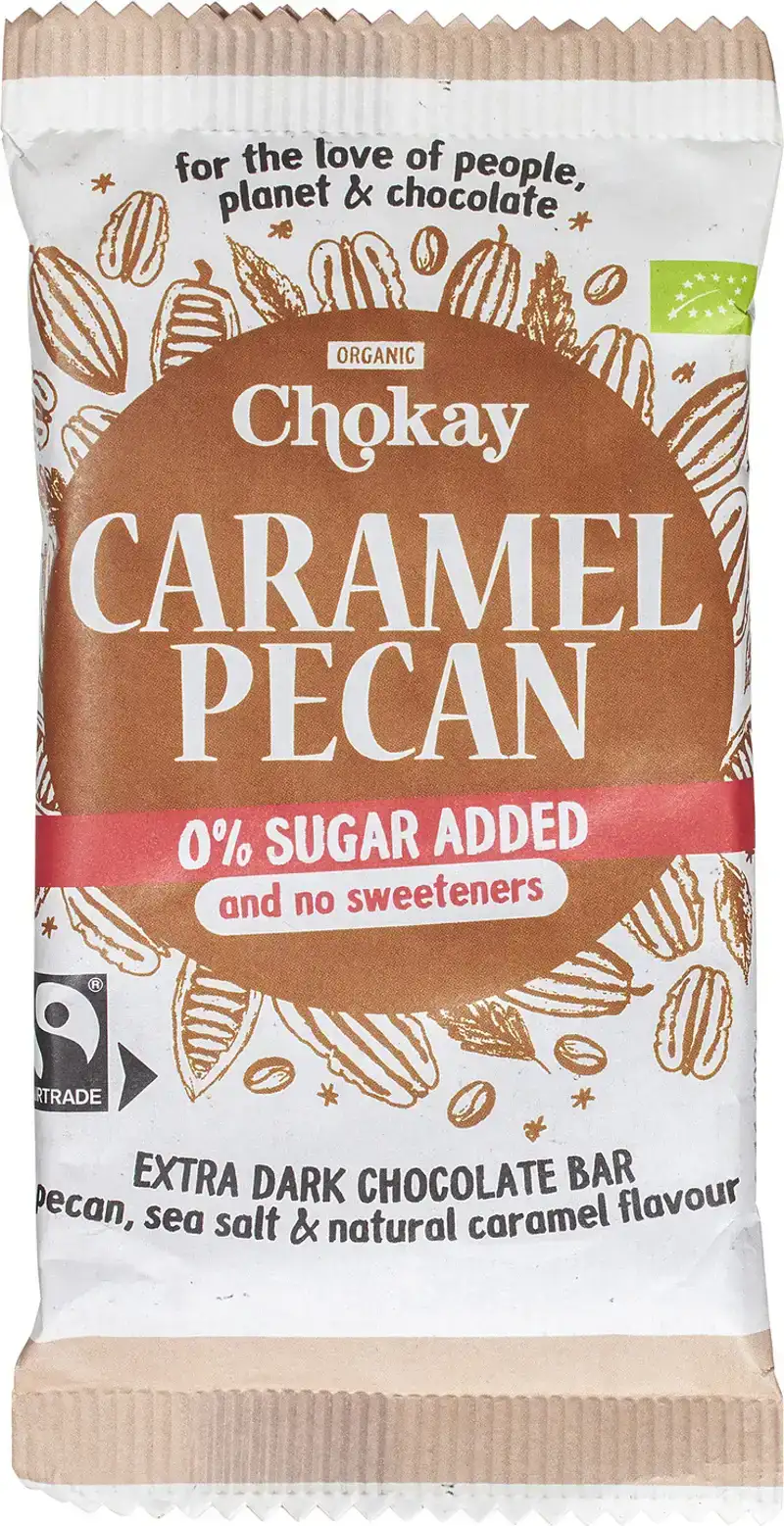 Pure chocoladereep caramel pecan