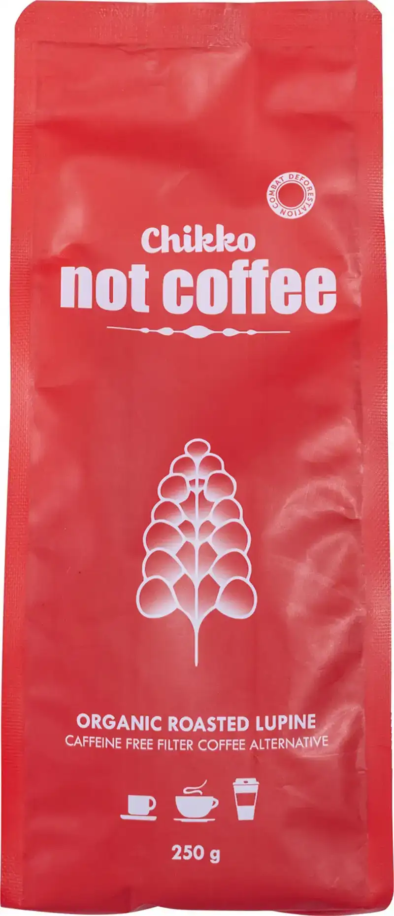 Cafeïnevrij lupine alternatief voor koffie